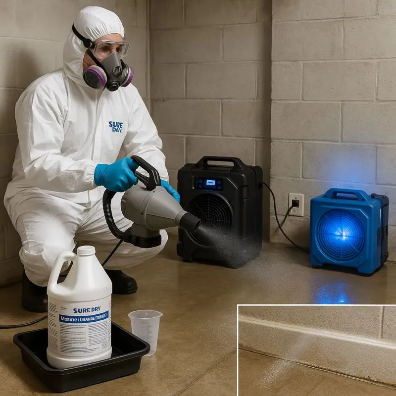 Sanitization and Odor Removal process in Brushy Creek, TX