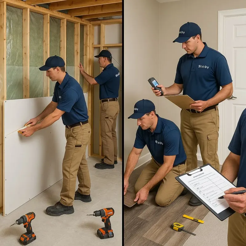 Repairs and Reconstruction process in Brushy Creek, TX